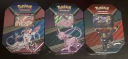 Pokemon TCG:V Heroes 3 Tin Set Sealed Sylveon, Umbreon And Espeon Factory sealed - Image 1