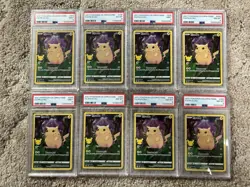 Pokemon Pikachu Celebrations Full Art PSA Graded Lot Of 8 005/025 - Image 1