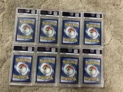 Pokemon Pikachu Celebrations Full Art PSA Graded Lot Of 8 005/025 - Image 2