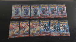 12 pokemon sun and moon burning shadows booster packs sealed 3 full art sets - Image 1