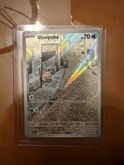 Pokemon Tcg Slowpoke 204/198 Scarlet Violet Illustration Rare NM Pack Fresh - Image 1