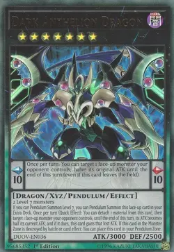 Dark Anthelion Dragon - DUOV-EN036 - Ultra Rare - 1st Edition - Lightly Played - Image 1