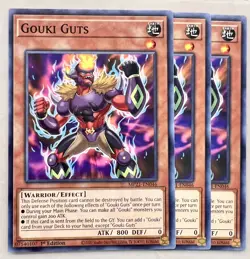 Yugioh! 3x Gouki Guts MP21-EN046 Common 1st Ed NM - Image 1