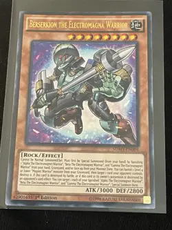 Berserkion the Electromagna Warrior SDMY-EN004 Structure Deck: Yugi Muto 1st... - Image 1