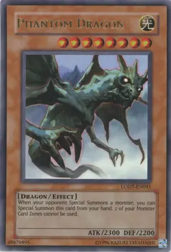 Yugioh Phantom Dragon LODT-EN041 Ultra Rare NM - Image 1