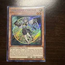 Yugioh! Dracotail Phryxul - DOOD-EN023 - Secret Rare 1st Edition Pack Fresh, En - Image 1