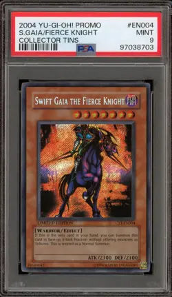 Yu-Gi-Oh! Swift Gaia The Fierce Knight Collector Tins Promo CT1-EN004 PSA 9 - Image 1