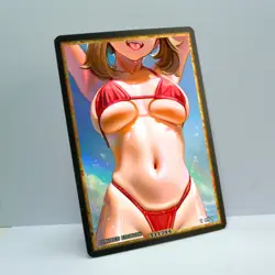 MAY Waifu Anime Card LIMITED 1/1 Custom TCG Holo Goddess Story ACG T11794 - Image 2