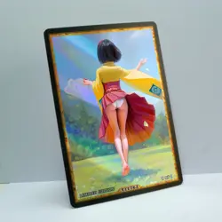 ERIKA Waifu Anime Card LIMITED 1/1 Custom TCG Holo Goddess Story ACG T11762 - Image 2