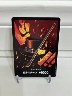 DON Card Textured Foil Sabo JAPANESE PRB-01 Premium The BEST One Piece TCG NM - Image 1