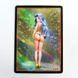 KAREN Waifu Anime Card LIMITED 1/1 Custom TCG Holo Goddess Story ACG T11721 - Image 1