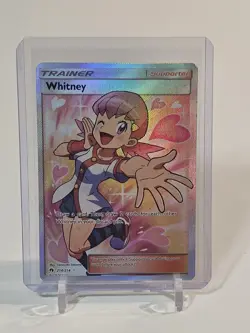 Pokemon Card - Whitney (Full Art) - SM - Lost Thunder 214/214 Ultra Rare NM - Image 1
