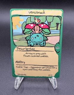 PokeDoodly Venusnack (Venusaur) 003/151 - 1st Edition Card - Fan Art - Image 1