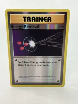 Pokemon Energy Retrieval 77/108 Reverse Holo Uncommon Card XY Evolutions NM - Image 1