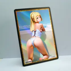 LILLIE Waifu Anime Card LIMITED 1/1 Custom TCG Holo Goddess Story ACG T11785 - Image 2