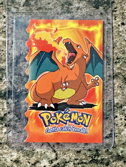 1999 Topps Charizard Pokemon #6/12 Die-Cut Evolution Card - Image 1