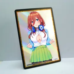 Waifu Anime Card LIMITED 1/1 Custom TCG Holo Goddess Story ACG T11798 - Image 2