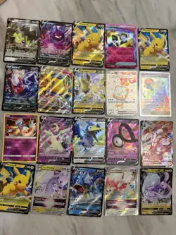 Pokemon TCG VMAX + V Lot 20 Cards Total - Image 1