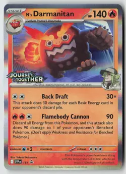 N's Darmanitan - (Prerelease) 181 - SV: Scarlet & Violet Promo Cards Holo - PTCG - Image 1
