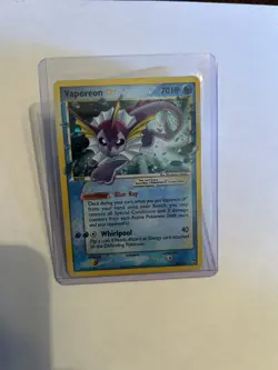 Vaporeon Gold Star Power Keepers Ultra Rare Holo Card 102/108 - Image 1