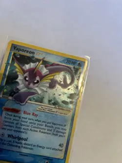 Vaporeon Gold Star Power Keepers Ultra Rare Holo Card 102/108 - Image 3
