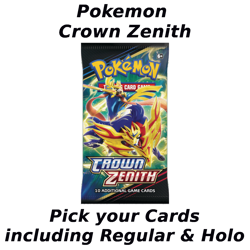 Pokemon Crown Zenith PICK YOUR CARD Regular Commons Foils Reverse Holos & Rare - Image 1