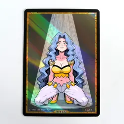 KAREN Waifu Anime Card LIMITED 1/1 Custom TCG Holo Goddess Story ACG T11722 - Image 1
