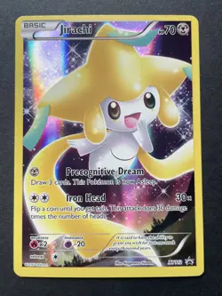Pokemon Card Black Star XY Promo : JIRACHI XY112 Mythical Collection - NM/MINT - Image 1