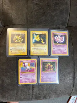 1999 Pokemon Movie Promo Cards WOTC Black Star Lot of 5 - Image 1