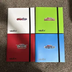 Vault x Lot Of 8 - 12 Pocket Strap Binders (480 Card) With SV01-SV08 stickers - Image 2