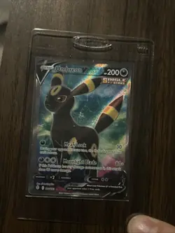 Pokemon TCG Umbreon v Full Art Ultra Rare Holo Card 188/203 Evolving Skies - Image 1