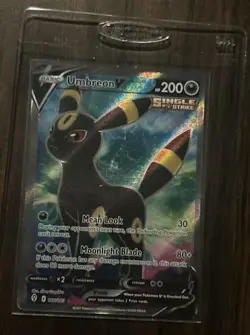 Pokemon TCG Umbreon v Full Art Ultra Rare Holo Card 188/203 Evolving Skies - Image 2
