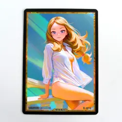 SERENA Waifu Anime Card LIMITED 1/1 Custom TCG Holo Goddess Story ACG T11821 - Image 1