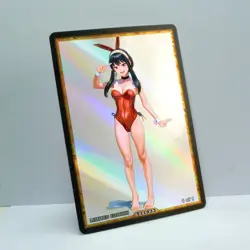 YOR FORGER Waifu Anime Card LIMITED 1/1 Custom TCG Holo T11833 - Image 2