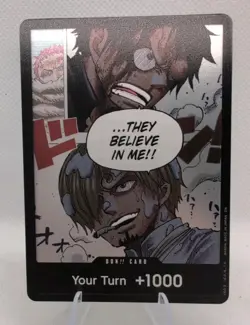 DON!! Card Luffy & Sanji OP-11 A Fist of Divine Speed One Piece English - Image 1