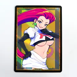 JESSIE Waifu Anime Card LIMITED 1/1 Custom TCG Holo Goddess Story ACG T11781 - Image 1