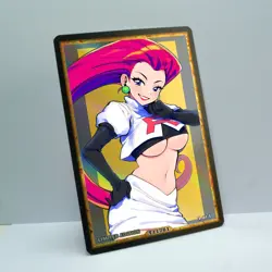 JESSIE Waifu Anime Card LIMITED 1/1 Custom TCG Holo Goddess Story ACG T11781 - Image 2