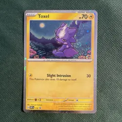 Toxel SVP119 Cosmos Holo - Promo Pokemon Card - NM/Mint A/ swirl - Image 1