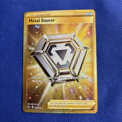Pokemon TCG - Metal Saucer 214/202 Card Secret Rare MInT/NM - Image 1