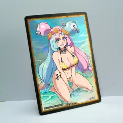 IONO Waifu Anime Card LIMITED 1/1 Custom TCG Holo Goddess Story ACG T11778 - Image 2