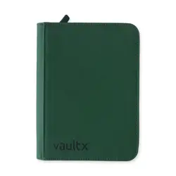 Vault X Forest Green 4-Pocket Exo-Tec Zip Binder - 160 Cards - New - Image 1