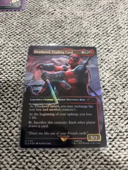 Deadpool, Trading Card (Rainbow Foil) Secret Lair Drop Foil - Image 1