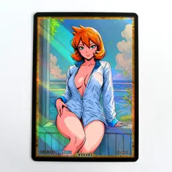 MISTY Waifu Anime Card LIMITED 1/1 Custom TCG Holo Goddess Story ACG T11797 - Image 1