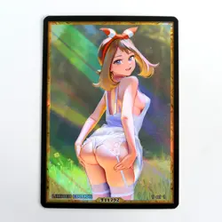 MAY Waifu Anime Card LIMITED 1/1 Custom TCG Holo Goddess Story ACG T11792 - Image 1