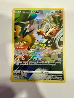 Pokemon TCG Galarian Zapdos SWSH283 Sword & Shield Black Star Promo Card NM - Image 1