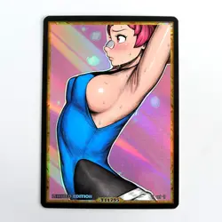 MAY Waifu Anime Card LIMITED 1/1 Custom TCG Holo Goddess Story ACG T11795 - Image 1