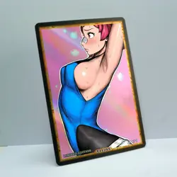 MAY Waifu Anime Card LIMITED 1/1 Custom TCG Holo Goddess Story ACG T11795 - Image 2