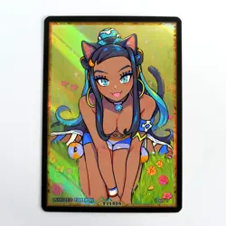 NESSA Waifu Anime Card LIMITED 1/1 Custom TCG Holo Goddess Story ACG T11806 - Image 1
