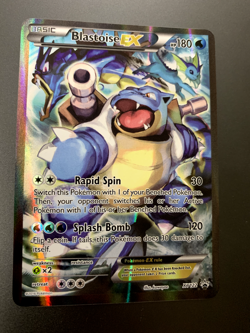 Blastoise EX XY122 Black Star Promo Full Art, Great Condition! Pokemon TCG Card - Image 1