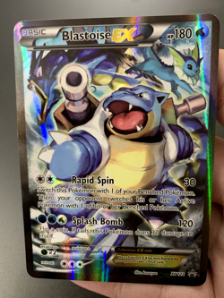 Blastoise EX XY122 Black Star Promo Full Art, Great Condition! Pokemon TCG Card - Image 3